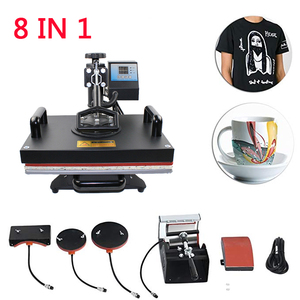 Máquina de prensado en caliente multifunción, 8 en 1, <span class=keywords><strong>para</strong></span> tarjeta/taza/etiqueta/ropa - Product Image 1