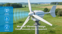 Éolienne horizontale 500W-10KW pour système d'énergie renouvelable hors réseau domestique