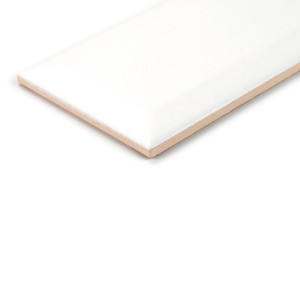 Piastrella Bianca Opaca Smussata 7,5x15 Cm Per Pareti e Pavimenti Uso Interno - Product Image 2