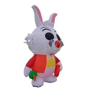 Usine directe lapin gonflable modèle dessin animé lapin mascotte <span class=keywords><strong>Alice</strong></span> <span class=keywords><strong>pays</strong></span> <span class=keywords><strong>des</strong></span> <span class=keywords><strong>merveilles</strong></span> fait Oxford matériel ventilateur accessoire extérieur - Product Image 1