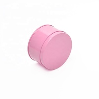 Boîte en métal ronde vide avec logo personnalisé, conteneur argenté pour chocolats, bonbons, emballage recyclable pour bougies chauffe-plat, artisanat