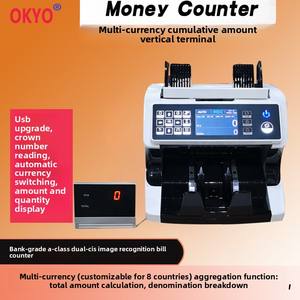 Compteur de billets multidevises USD <span class=keywords><strong>EUR</strong></span> CNY HKD KZT <span class=keywords><strong>RUB</strong></span> AUD CAD pour plusieurs devises - Product Image 3