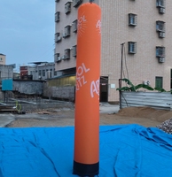 Colonne gonflable à LED avec logo personnalisé, tube gonflable pour la publicité
