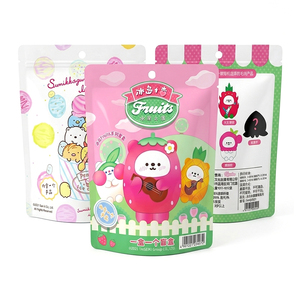 Custom Printed Factory Price Stand Up Zipper Pouch Bag for Mystery Toy Blind Bag Plush Keychain Collectible Packaging - Product Image 1