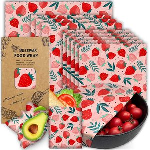 Herbruikbare Voedsel Bijenwas Wrap Bijen Wax Food Wrap Bijenwas Doek Bijenwas Food Wrap Roll Set