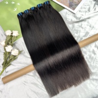 Cheveux humains vietnamiens de qualité supérieure, 100% naturels, bruts, grade 15A, lisses comme des baguettes, non traités, en lots