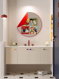 Conjunto de Muebles de <span class=keywords><strong>Baño</strong></span> Color Crema con Lavabo, Fregadero y Mueble para Lavamanos - Product Image 4