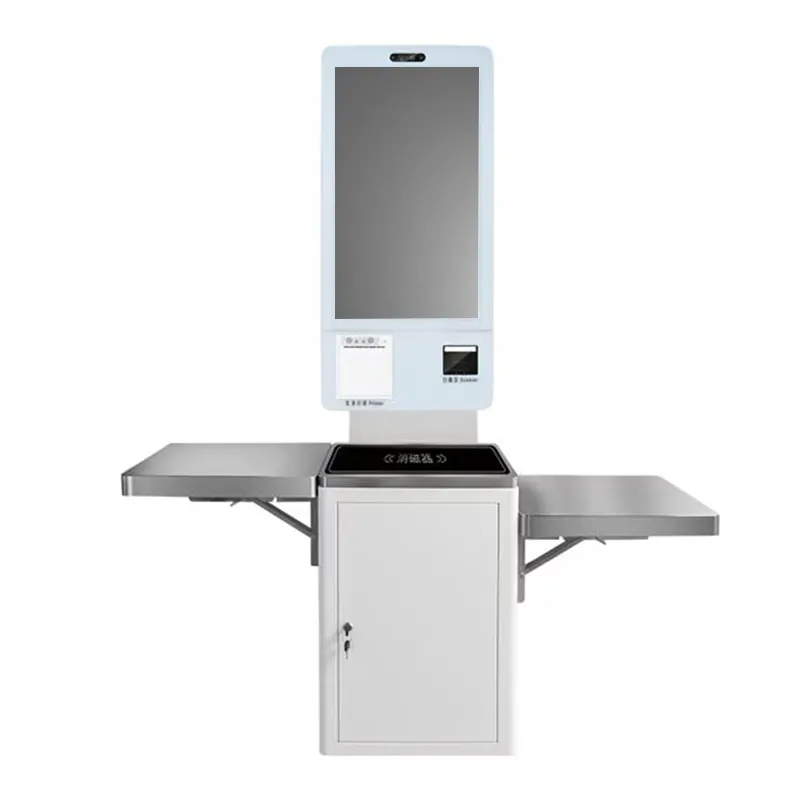 24Inch Betaling Kiosk Health Check Up Touch Screen Ticket Orde En Self Check Outmachine