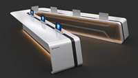 Fabricant Offre Spéciale Console ergonomique haut de gamme à hauteur réglable et intelligente Console intelligente de bureau à domicile avec port USB