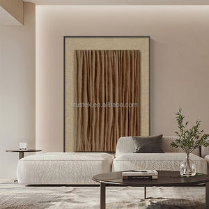 Arte Decorativa Astratta Grande Stampa Digitale ad Acquerello su Porcellana Cristallina per Decorazione Soggiorno - Product Image 3