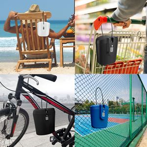 Boîte de rangement portable CH-818 avec serrure à code, mini-coffre-fort pour téléphone, portefeuille, clés, utilisation en extérieur, plage, vélo, shopping - Product Image 1
