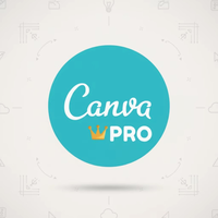 Abonnement annuel à Canvas Pro pour compte privé, utilisation commerciale, logiciel de conception graphique en ligne authentique