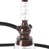 Kit Chicha Complet Personnalisé avec Logo, Boîte Cadeau, Narguilé Portable en Acrylique et Alliage d'Aluminium pour Bar et Fêtes
