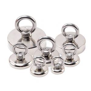 D48 D60 D75 D94 D136 <span class=keywords><strong>Iman</strong></span> De <span class=keywords><strong>Neodimio</strong></span> Para <span class=keywords><strong>Pesca</strong></span> 100kg 150kg 600kg Pull Force <span class=keywords><strong>Neodimio</strong></span> <span class=keywords><strong>Pesca</strong></span> Salvamento Pot Imán con cáncamo - Product Image 1