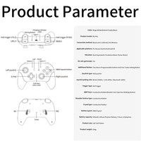 Usine en gros ANBERNIC RGP01 contrôleur de jeu vidéo sans fil pour Android IOS PC Steam Switch Joystick Gamepad