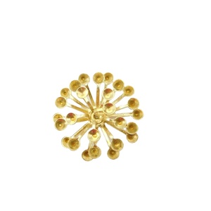 Estambres y centros de flor de cobre hechos a mano de tres capas para fabricación de joyas, venta al por mayor, personalizables de fábrica - Product Image 4