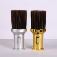 Brosse à lumière douce, peigne, plumeau pour le cou, accessoires de coiffeur, outils, ensemble d'équipements de salon de coiffure par galvanoplastie de luxe, vente en gros