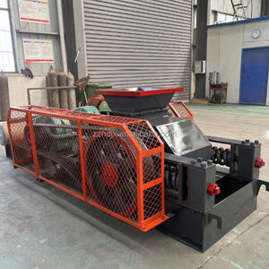 Golderz-, Marmor-und Kalkstein produktion Sand herstellungs maschine, hoch effizienter Zerkleinerungs-Doppel walzen brecher - Product Image 2