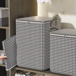 Household Modern Luxury Large Capacity Foldable Dustproof Multifunctional Clothing <b>Storage</b> Bag Strong Fabric Customized Color - Product Image 4