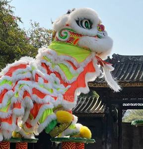 Pantalon de danse du lion chinois en laine peluche pour adultes, pour spectacles sur scène, festivals traditionnels et du Nouvel An chinois, personnalisé - Product Image 4