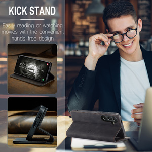 Funda Cartera Caseme para Samsung <span class=keywords><strong>Galaxy</strong></span> A57 A56 A37 A27 A17 A07 A36 A26 A06 A55 A54 A53 A52, Funda Tipo Libro de Cuero PU con Soporte - Product Image 3