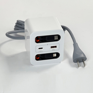 New Arrival quốc tế đa USB <span class=keywords><strong>Power</strong></span> cắm <span class=keywords><strong>Adapter</strong></span> với 20 Wát có thể thu vào Loại C cáp phổ Travel cắm <span class=keywords><strong>Adapter</strong></span> - Product Image 6