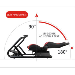 Prix usine voiture conduite jeu Cockpit support simulateur course volant support siège de jeu - Product Image 3