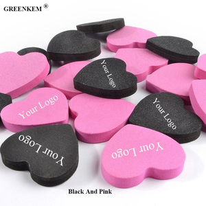 Limes à <span class=keywords><strong>ongles</strong></span> en éponge rose, blocs double face 100/180, polissage, ponçage, tampon de limage, forme de cœur, papier de verre, tampons à <span class=keywords><strong>ongles</strong></span> en forme de cœur - Product Image 2