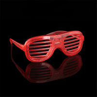 Lunettes de fête LED lumineuses à effet cool pour clubs, concerts, danses, soirées - Bestseller Matériel)