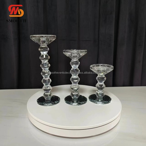 SMOOTH Wholesale Tube Lamp Chandelier Crystal Candelabra Candle Holder Wedding Centerpiece Decoration - Product Image 6