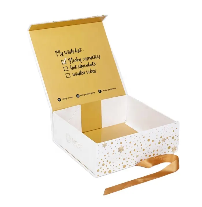 Berserk deluxe vente en gros conception de logo personnalisé emballage cadeau imprimé complet enveloppe en forme de livre boîte magnétique avec ruban