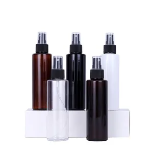 Empty Fine Mist PET 30ml 50ml 100ml 120ml 150ml 200ml 250ml 500ml Amber White Clear Plastic Spray Bottle For Cosmetic Packaging