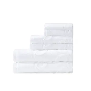 De Lujo 100% algodón 16S l hotel toalla 100% algodón bordado personalizado Jacquard dobby frontera