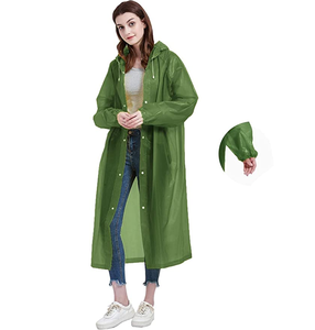 Unisexe Hommes Femmes Jetable Imperméable PEVA Pluie avec Impression de Logo Personnalisé pour Adultes de Jour de Pluie - Product Image 4
