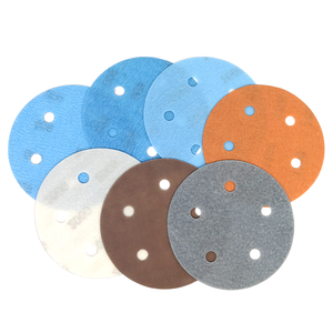 Papier abrasif super fin FV à 5 trous <span class=keywords><strong>de</strong></span> 5 pouces, papier abrasif imperméable pour le polissage et la finition du métal et du bois - Product Image 6