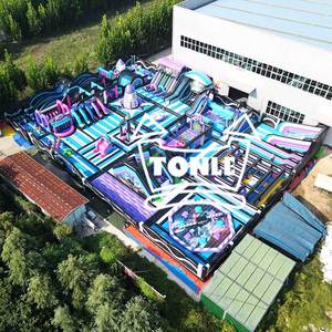 Tuỳ Chỉnh Trẻ Em Sân Chơi Trò Chơi <span class=keywords><strong>Inflatable</strong></span> Theme Park Bouncy Castle Để Bán - Product Image 1