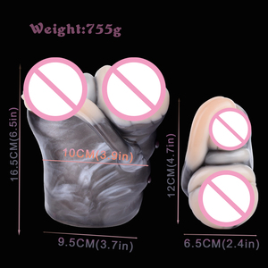 双孔长颈鹿灵感自慰杯成年男子幻想性玩具 - Product Image 5