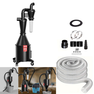 Aspirateur séparateur <span class=keywords><strong>cyclone</strong></span> multifonction 2-en-1 Modes muraux et à roues pour une utilisation flexible Dépoussiéreur <span class=keywords><strong>cyclone</strong></span> - Product Image 3