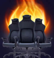 Chaise de jeu ALINUNU ODM OEM en similicuir Razer pour usage domestique, chaise d'ordinateur ergonomique avec accoudoirs 4D