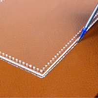 Modèle de conception acrylique en cuir fait à la main, sacs en verre transparent, modèle de sac en verre transparent