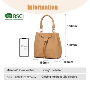 Cina all'ingrosso 2025 stile minimalista borse in pelle <span class=keywords><strong>cammello</strong></span> da donna per la vendita al dettaglio - Product Image 3