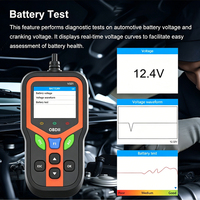 Dispositivo de Diagnóstico Automotriz Universal V321, Lector de Códigos, Probador de Batería, Escáner de Vehículos I/M Ready, Herramienta OBD2