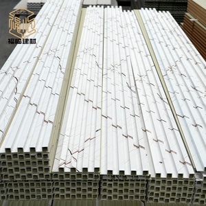 Revestimiento de Pared WPC de Fulin Hotel, Plástico Ecológico, Resistente a <span class=keywords><strong>la</strong></span> Humedad, Ignífugo, Impermeable, Diseño Moderno, Interior y Exterior, Acanalado, Gran Formato - Product Image 1