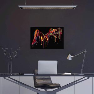 <span class=keywords><strong>Peinture</strong></span> murale sexy <span class=keywords><strong>sur</strong></span> toile abstraite moderne avec <span class=keywords><strong>corps</strong></span> féminin <span class=keywords><strong>nu</strong></span>, impression UV, 6 couleurs, art mural pour salon, chambre à coucher, hôtel, bar - Product Image 3