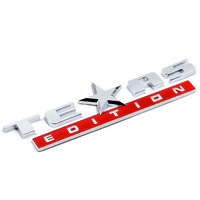 Édition TEXAS Emblème chromé Badge Autocollant Décalque pour Super Duty Pickup Truck Car Styles Accessoires extérieurs Modification