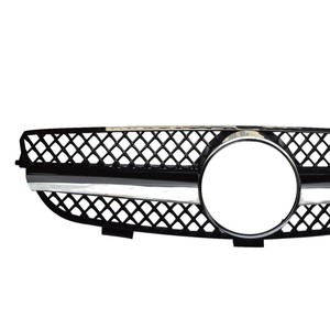 กระจังหน้ารถเมอร์เซเดส-เบนซ์ CLK-Class W209 สีดำเงิน ทำจากพลาสติก ABS สำหรับกันชน - Product Image 1