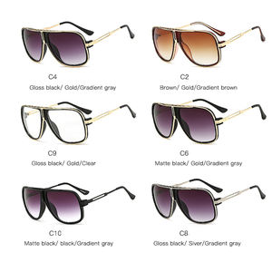 23072 <span class=keywords><strong>occhiali</strong></span> <span class=keywords><strong>da</strong></span> <span class=keywords><strong>sole</strong></span> pilota con <span class=keywords><strong>lenti</strong></span> a gradiente di grandi dimensioni per gli uomini famosi Designer di marca <span class=keywords><strong>occhiali</strong></span> <span class=keywords><strong>da</strong></span> <span class=keywords><strong>sole</strong></span> per la guida all'ingrosso - Product Image 6