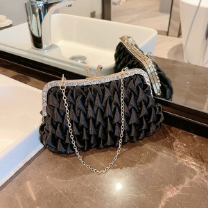 Nouvelle Pochette de Soirée Tendance pour Femme, Sac en Forme de Ravioli, en Tissu Polyester Multicolore, Sac de Mariée - Product Image 3