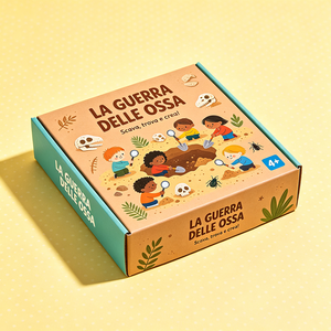 Boîte d'emballage en papier pour jouets éducatifs pour enfants, impression personnalisée, design de fossile de dinosaure, expédition rapide en 72h, boîte en carton ondulé anti-écrasement - Product Image 1