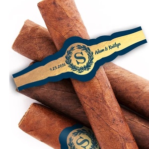 Tùy chỉnh chất lượng cao không có chất kết dính chết cắt nổi Lá Nóng Cigar ban nhạc nhãn cho xì gà bao bì - Product Image 2